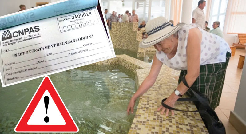 Stațiune balneară cu pensionari în tratament în România