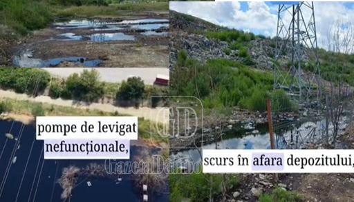 Control Garda de Mediu la depozit de deșeuri în Dâmbovița