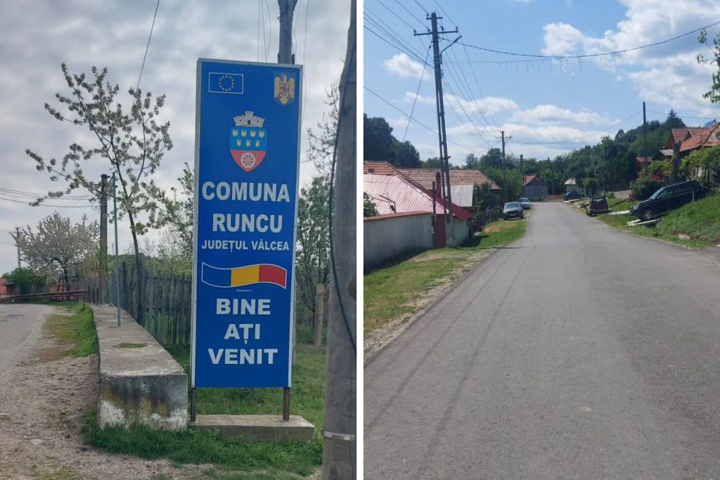 Localnici din Runcu Vâlcea așteptând transport sau consultație medicală