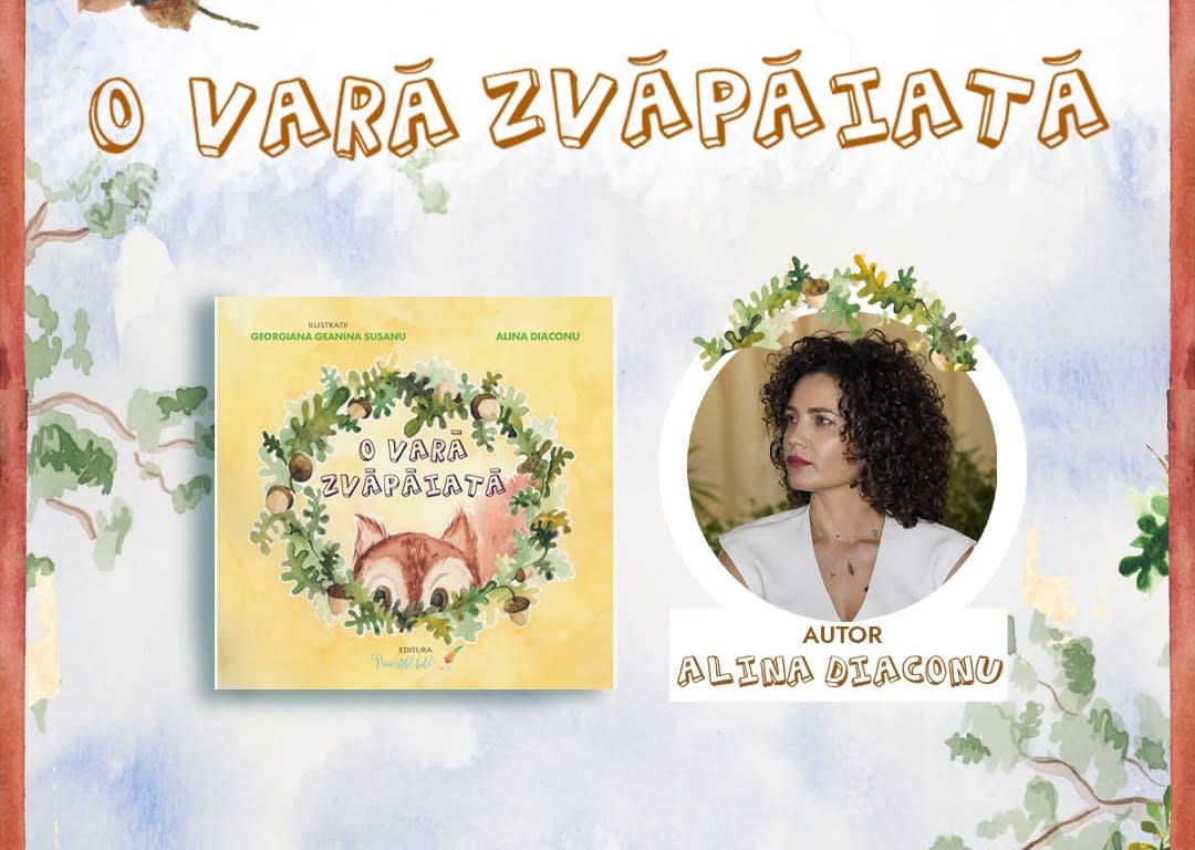 Ilustrație carte pentru copii, eveniment în aer liber la Galați