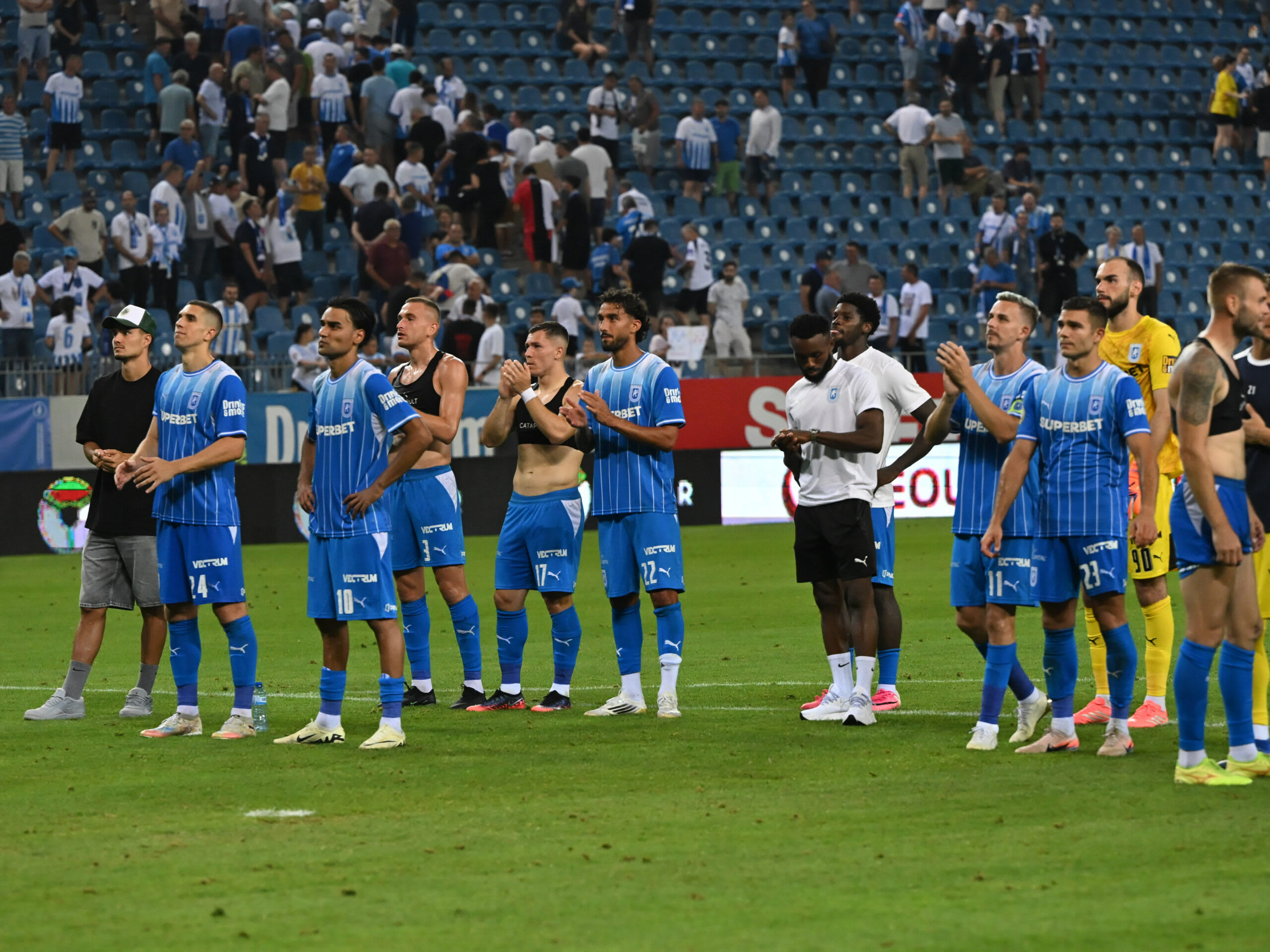 Fotbal UEFA, echipe în meci oficial, stadion Sofia