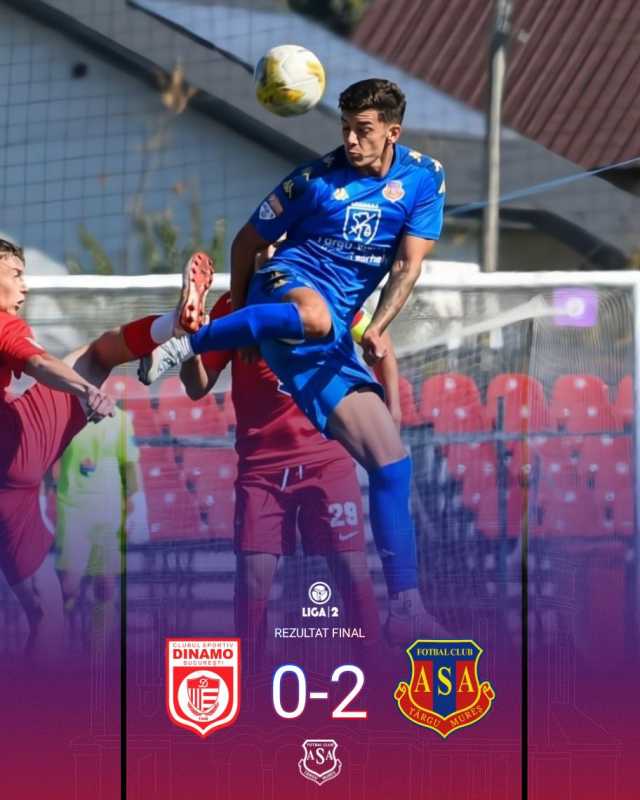 Fotbal în deplasare ASA Târgu Mureș la Reșița