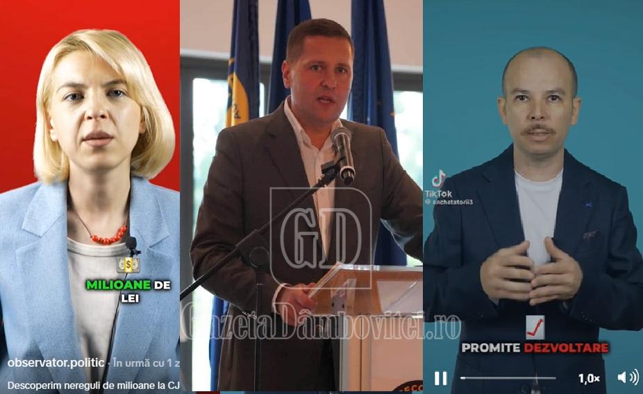 Controale financiare CJ Dâmbovița, documente oficiale și social media