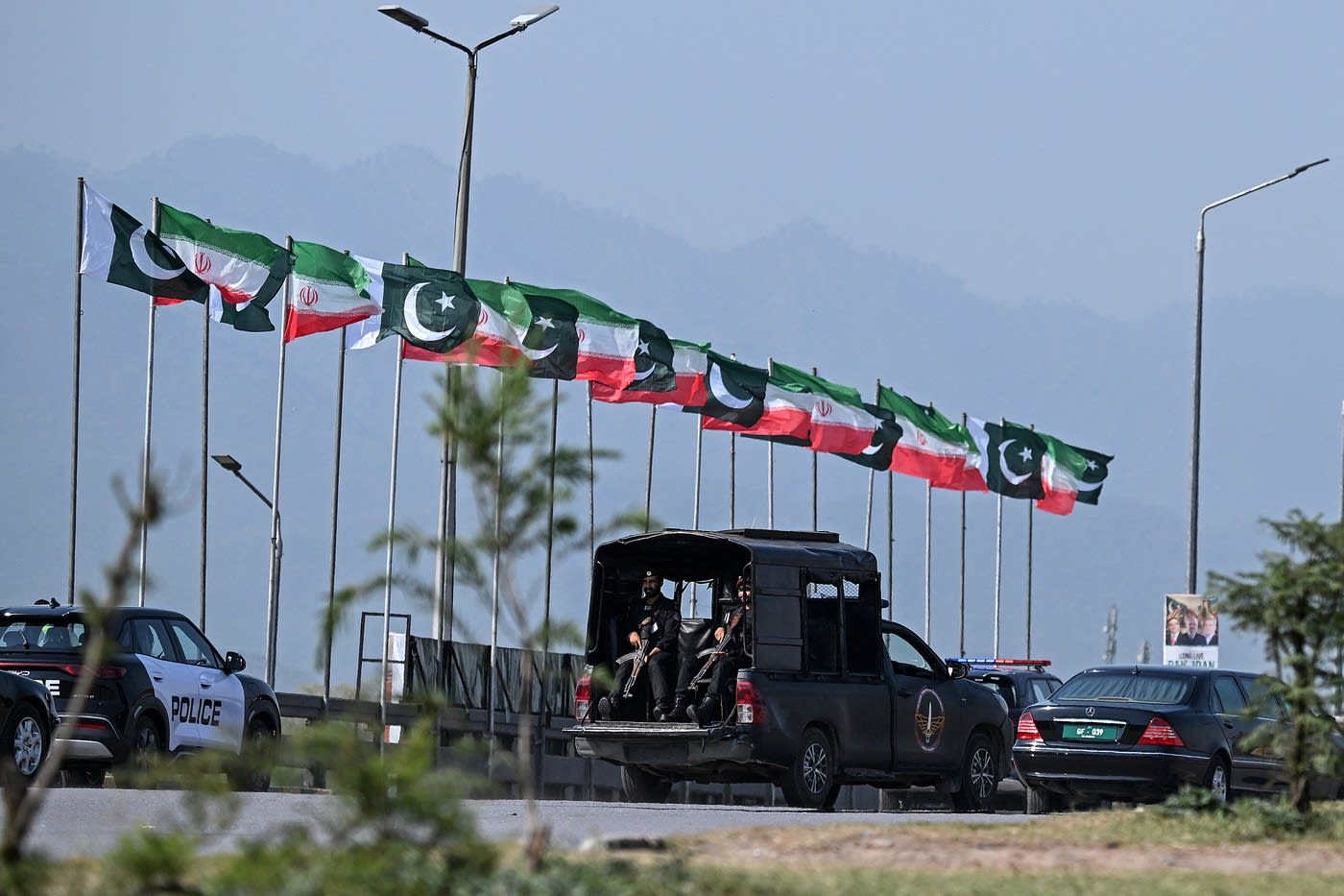 Convoi oficial iranian spre Islamabad în timpul negocierilor