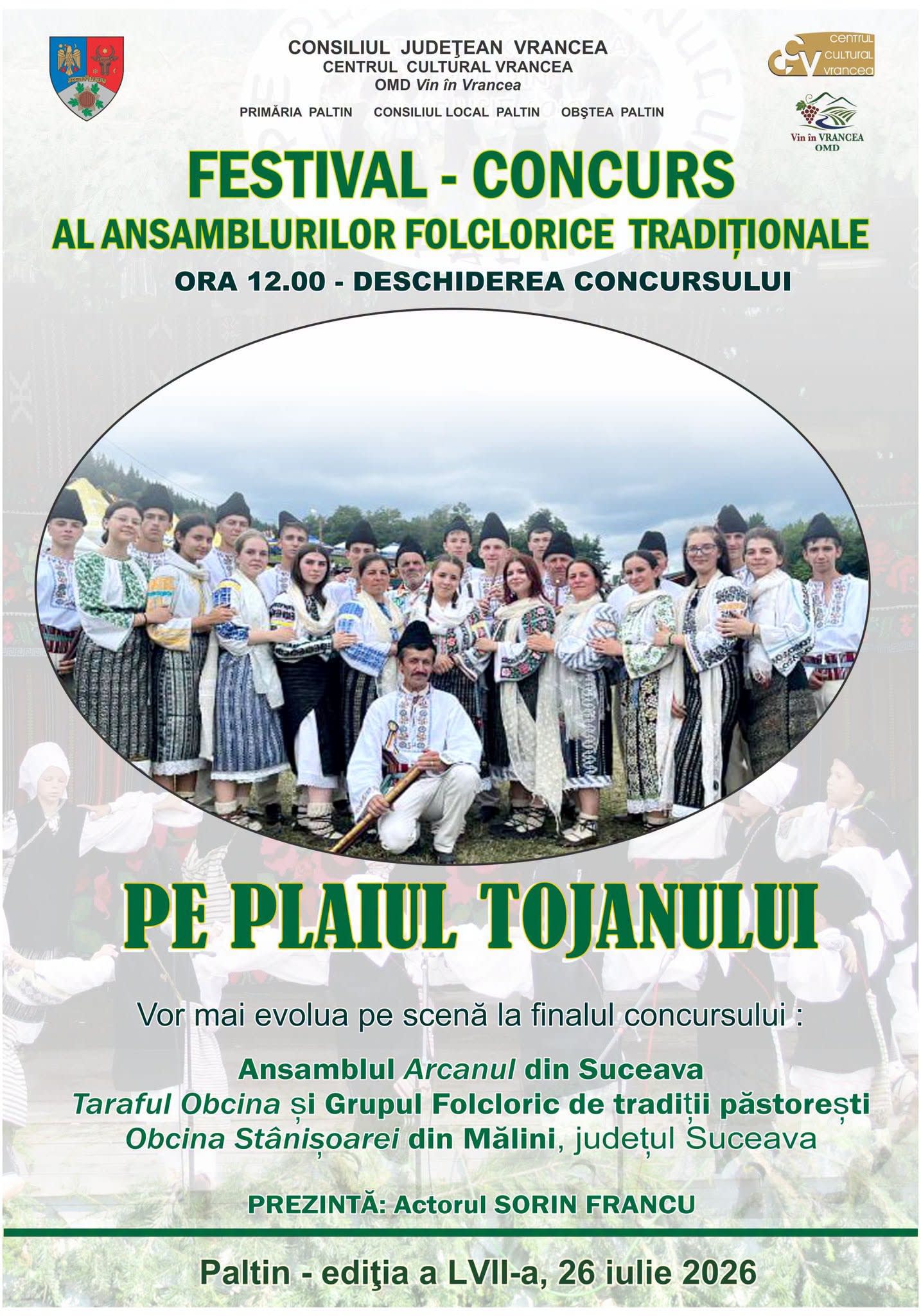 Festival folcloric în Paltin, Vrancea