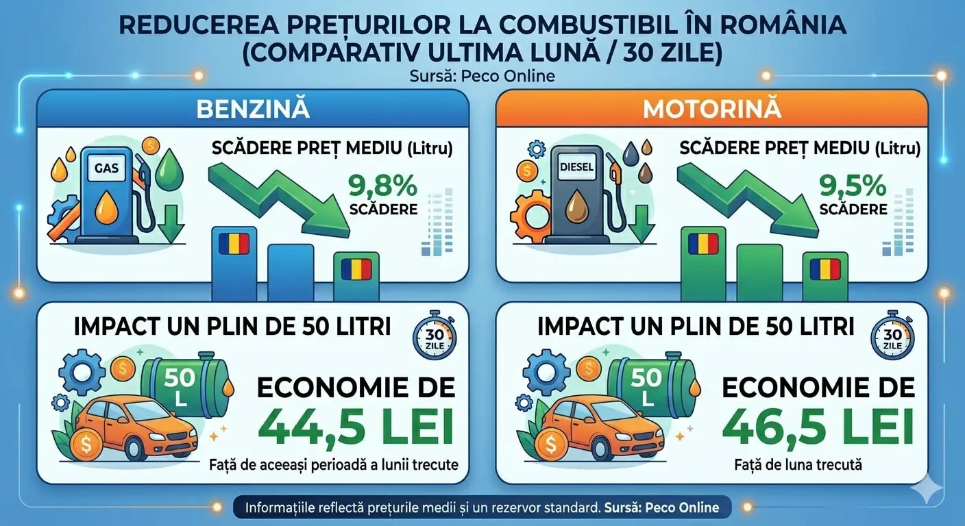 Carneț de benzină și motorină pe un pompa de benzină din România