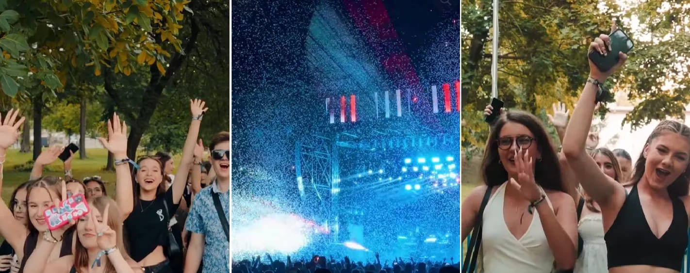 Elevi fericiți cu medii mari, festival muzical în Bacău