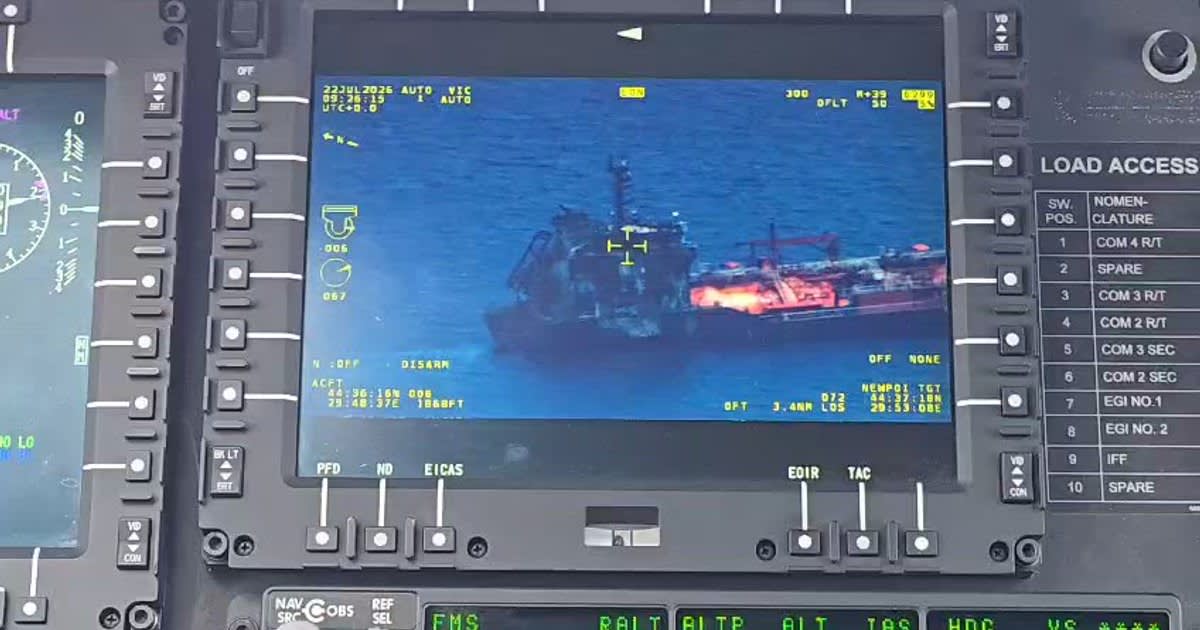 Nava Gas Lisbon în largul Mării Negre, atac cu drone, incendiu și intervenție de salvare