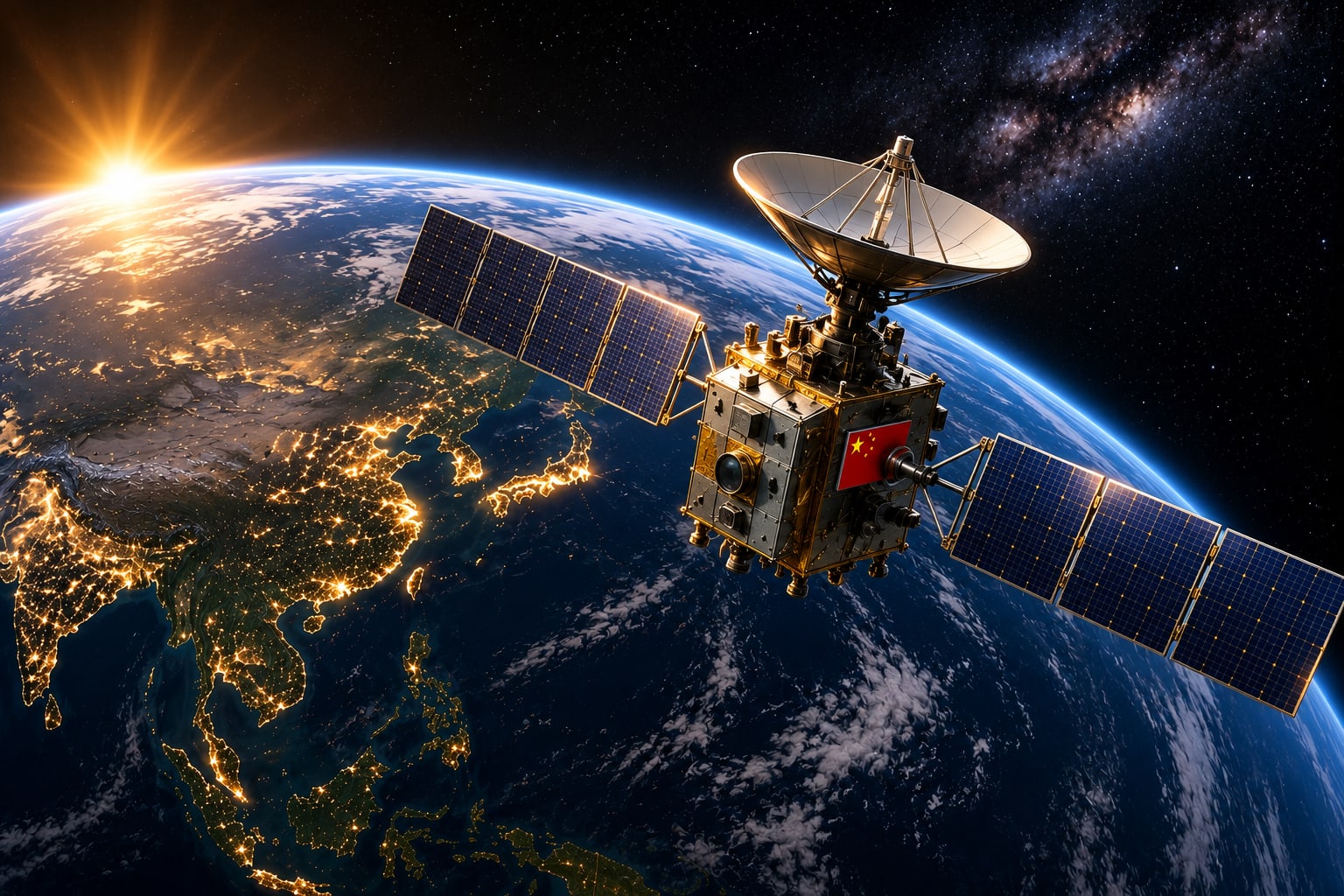 Satelit radar chinezesc în orbită Satelit radar chinezesc în orbită