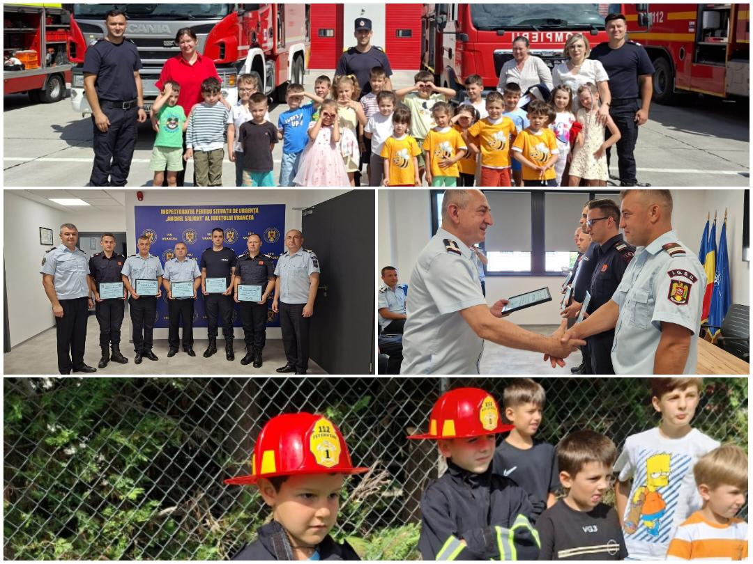 Pompieri vrânceni în acțiune, activități și ceremonii de Ziua Pompierilor