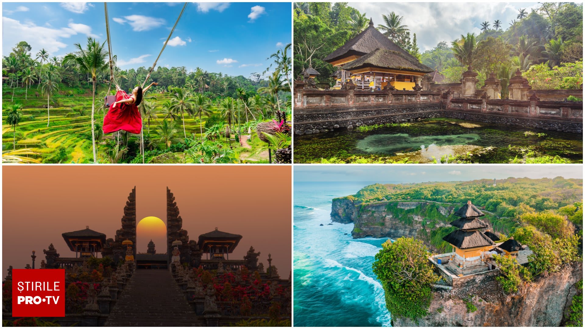 Plajă Bali cu nisip fin și ape cristaline, turiști relaxându-se