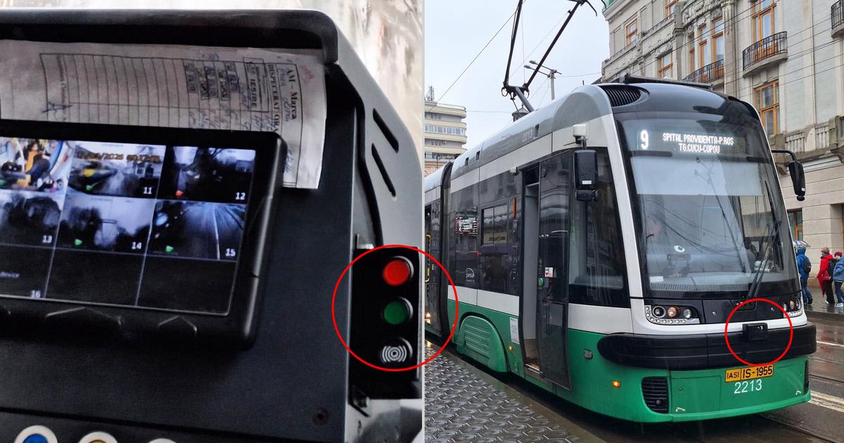 Tramvai Iași cu sistem anti-coliziune