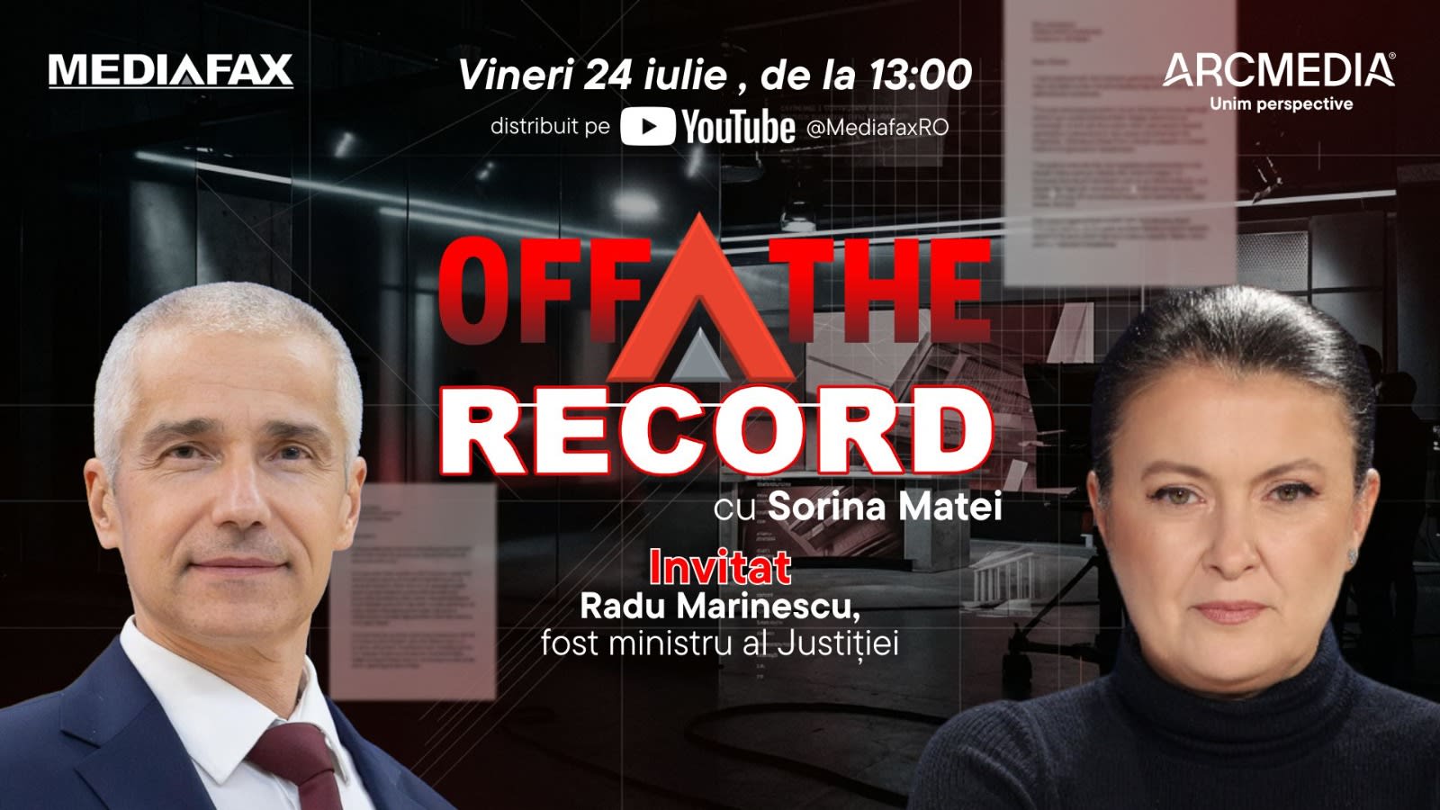 Radu Marinescu în studio, discuție despre legea integrității