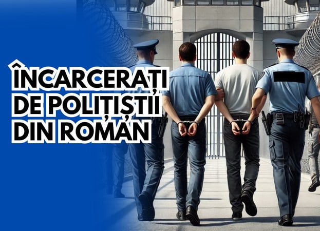 Polițiști în acțiune în localitatea Semlac, România
