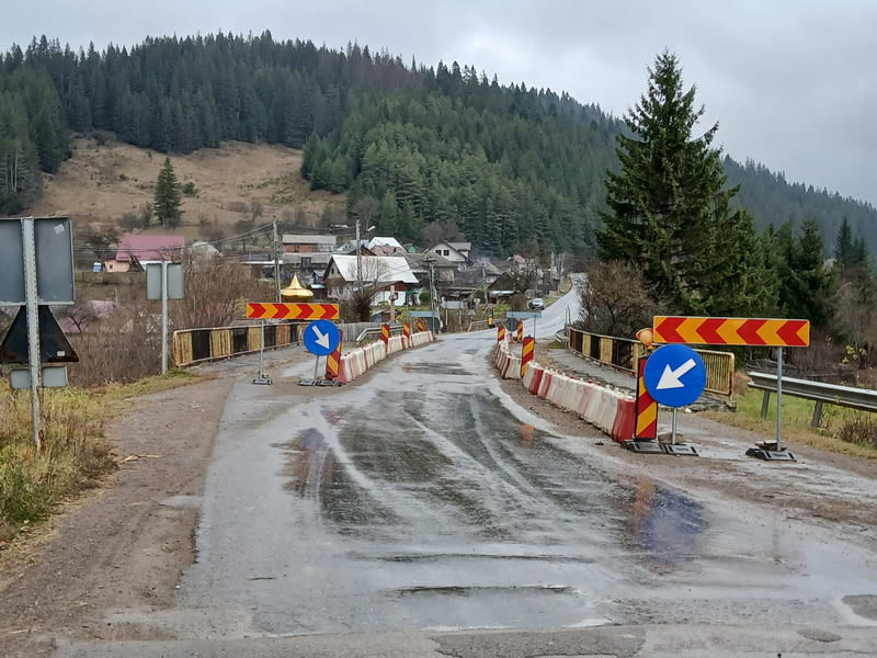 Podul de la Petru Vodă, infrastructură deteriorată