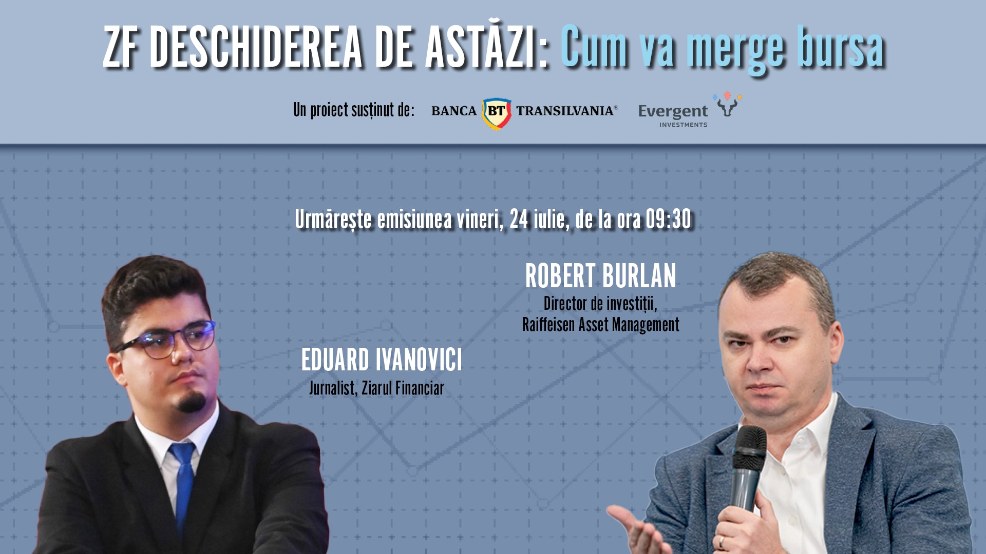 Robert Burlan în timpul discuției despre bursă în 2026
