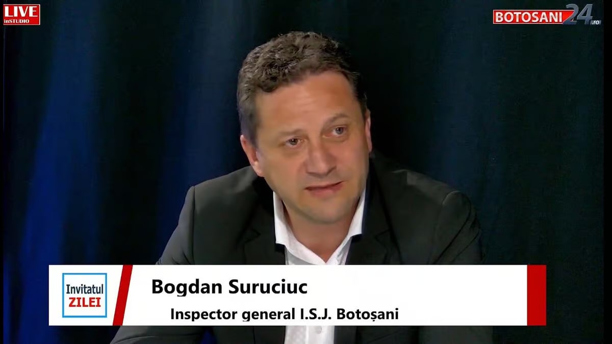 Bogdan Suruciuc, Inspector general I.S.J. Botoșani, a discutat despre rezultatele elevilor și planurile de viitor