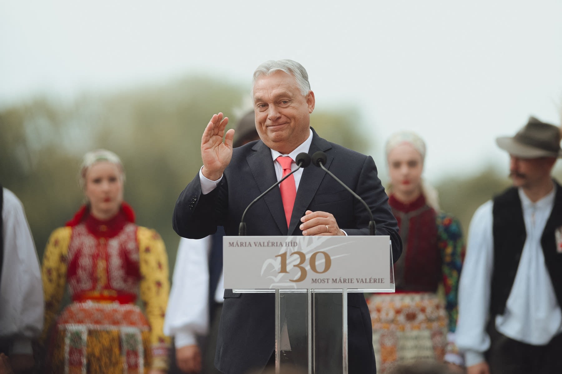Premierul Peter Magyar în conferință de presă în Ungaria