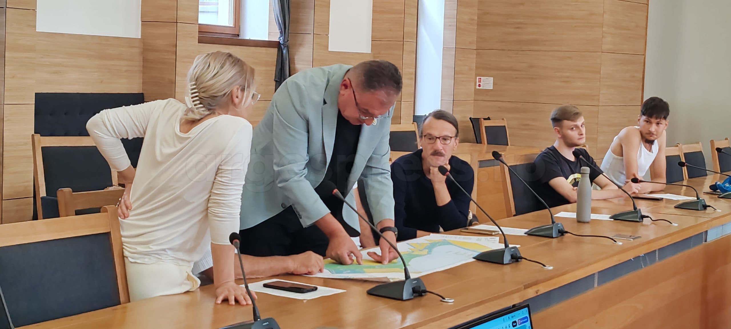 Reprezentare grafică a proiectului de modernizare a zonei Tancodrom din Pitești