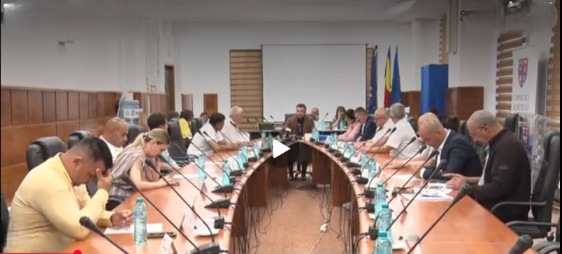 Ședință a Consiliului Județean Giurgiu în sala de ședințe Ședință a Consiliului Județean Giurgiu în sala de ședințe