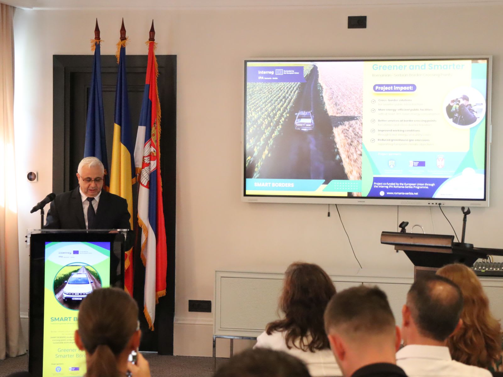 Vameș în punctul de trecere a frontierei România-Serbia, modernizare energetică