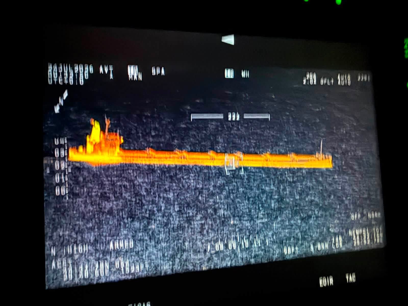 Nava Christiana B în zona incidentului din Marea Neagră