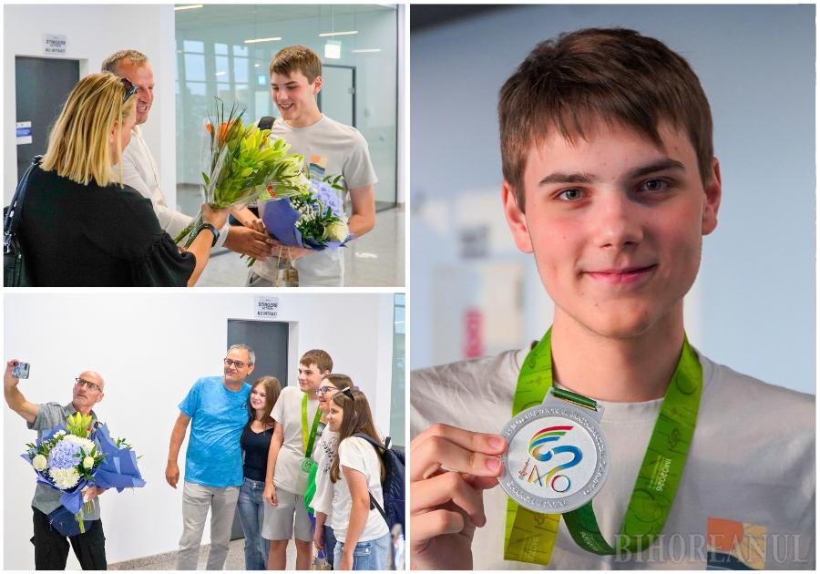 Mihai Ardelean cu medalia de argint la Olimpiada Internațională de Matematică