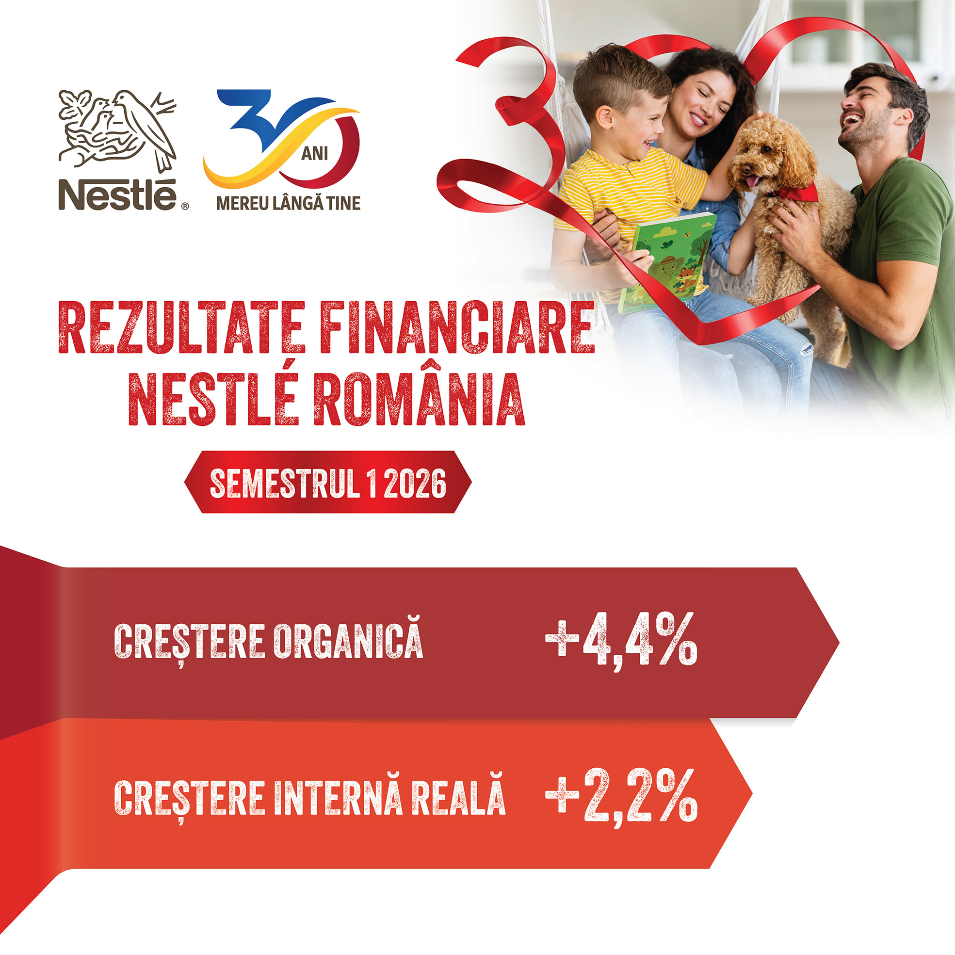 Logo Nestlé pe fundal alb