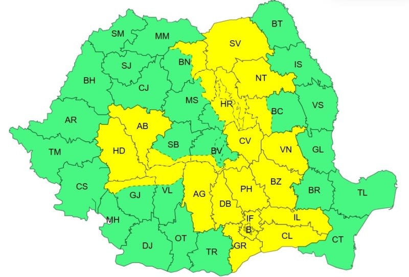 Furtuni și vijelii în Neamț