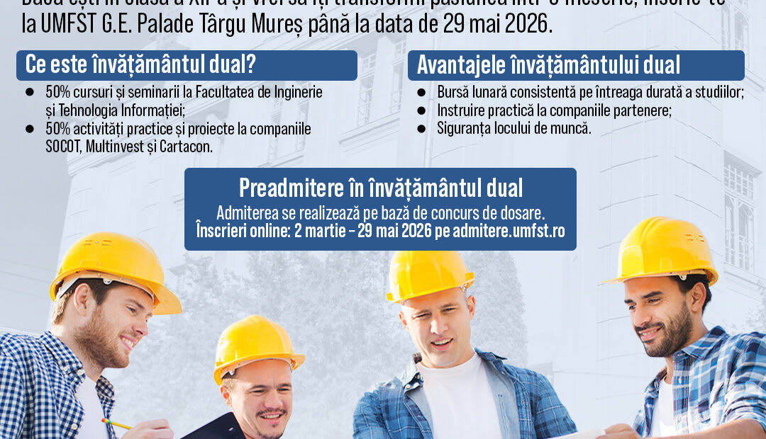Elevi și profesori în sala de clasă modernizată UMFST Târgu Mureș Elevi și profesori în sala de clasă modernizată UMFST Târgu Mureș