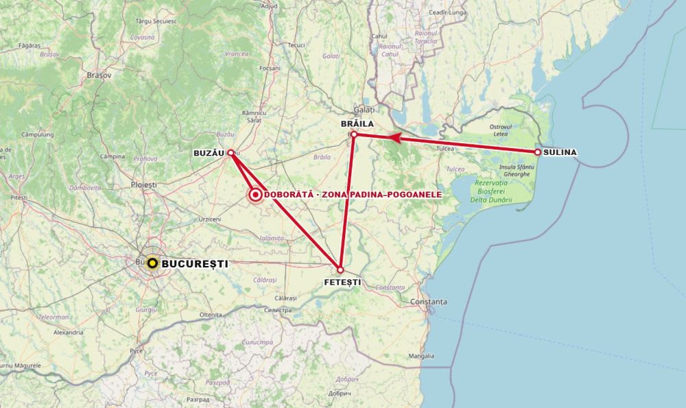 Avion F-16 român doborând o dronă în spațiul aerian