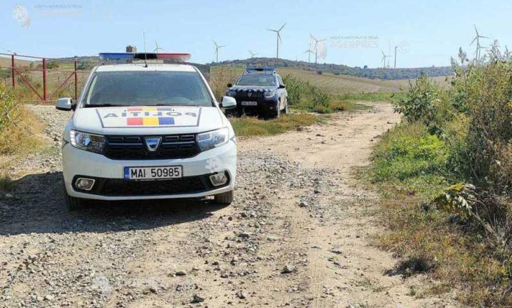 Avion F-16 românesc doborând o dronă în spațiul aerian național