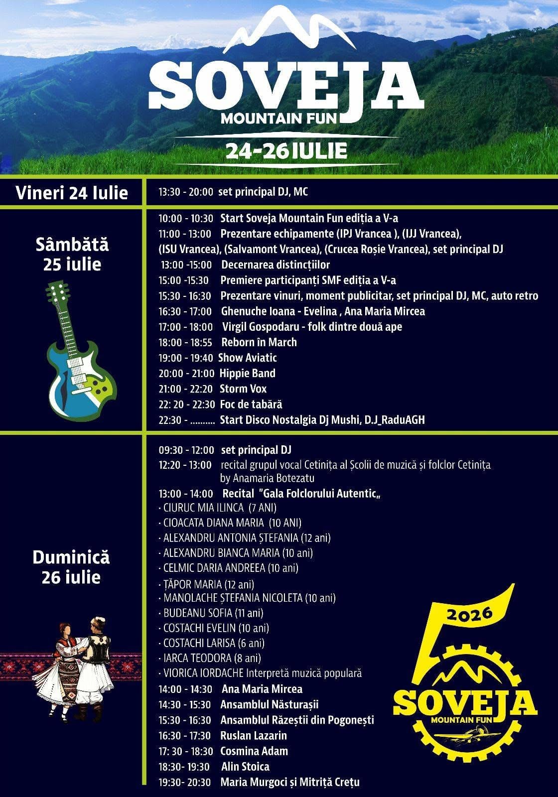 Soveja Mountain Fun festival 2026