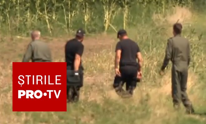 Bucăți din drona doborâtă în Buzău