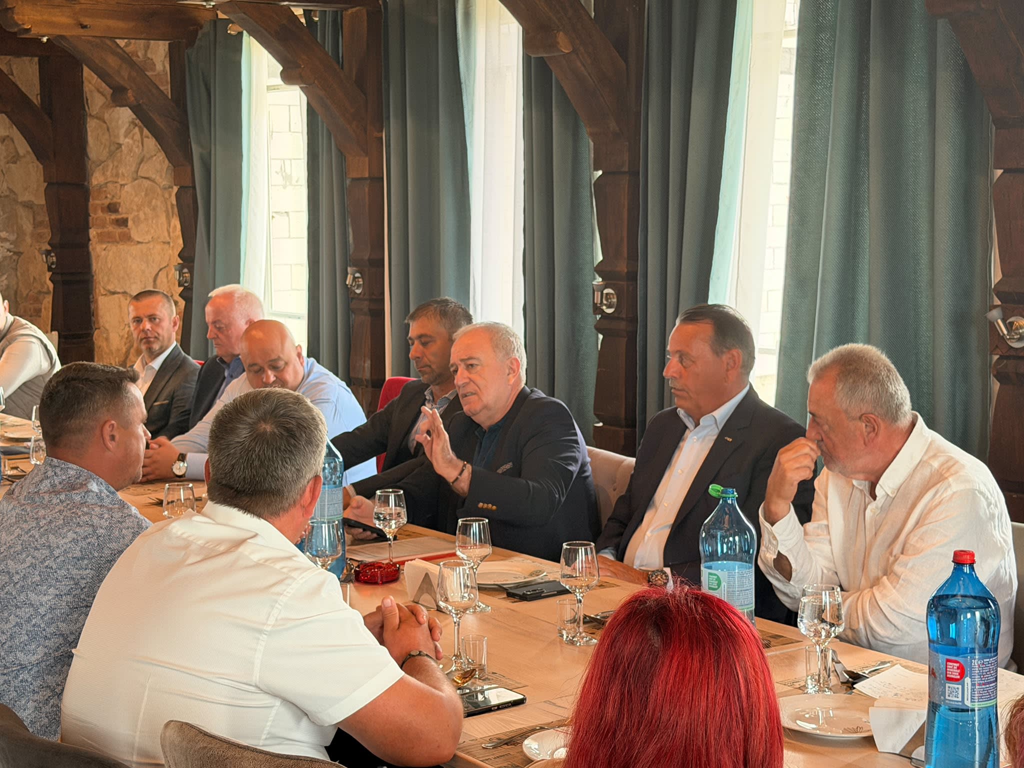 Ion Sterian în discuție cu oficiali în Maramureș despre investiții în gaze naturale