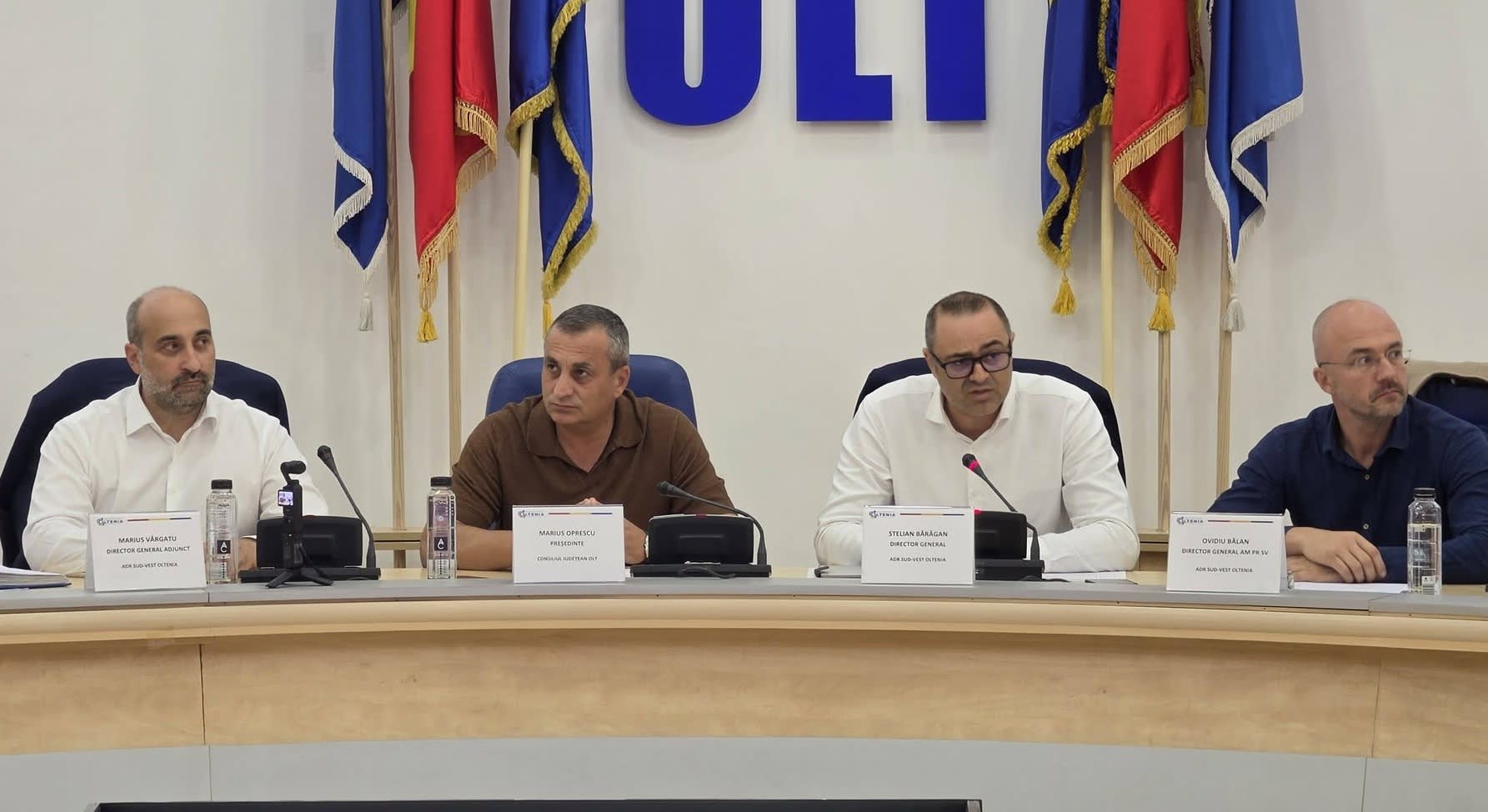 Reuniune Consiliul Județean Olt fonduri europene