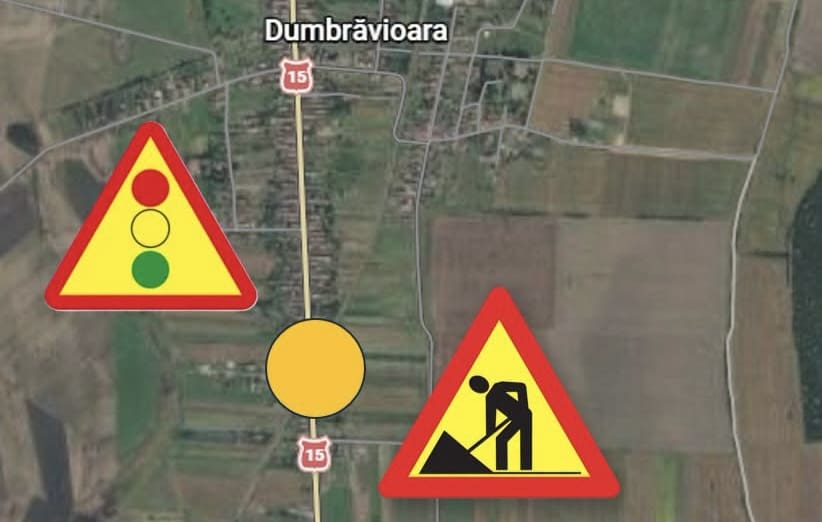 Restricții de circulație pe Pasajul C.F. Dumbrăvioara în weekend