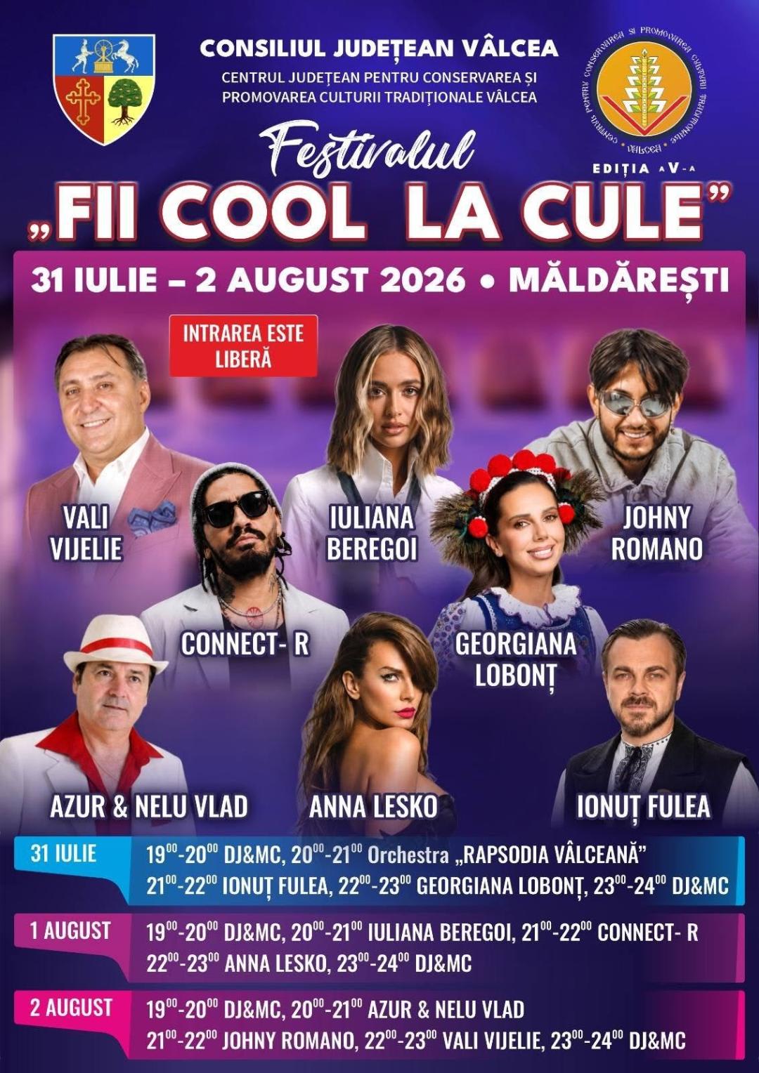 Scenă festival muzică tradiție Măldărești