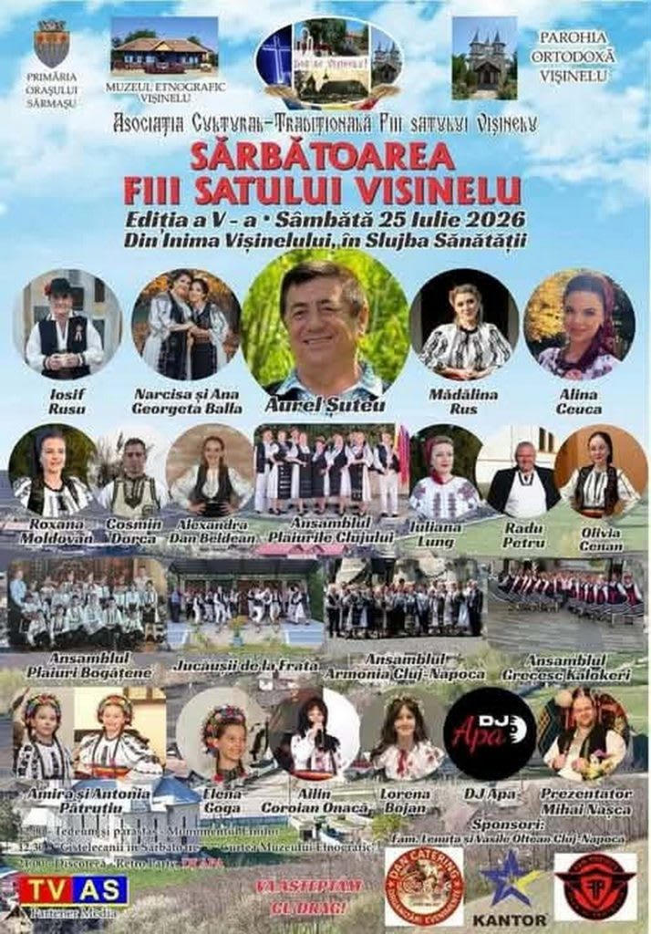 Spectacol tradițional în curtea Muzeului din Vişinelu