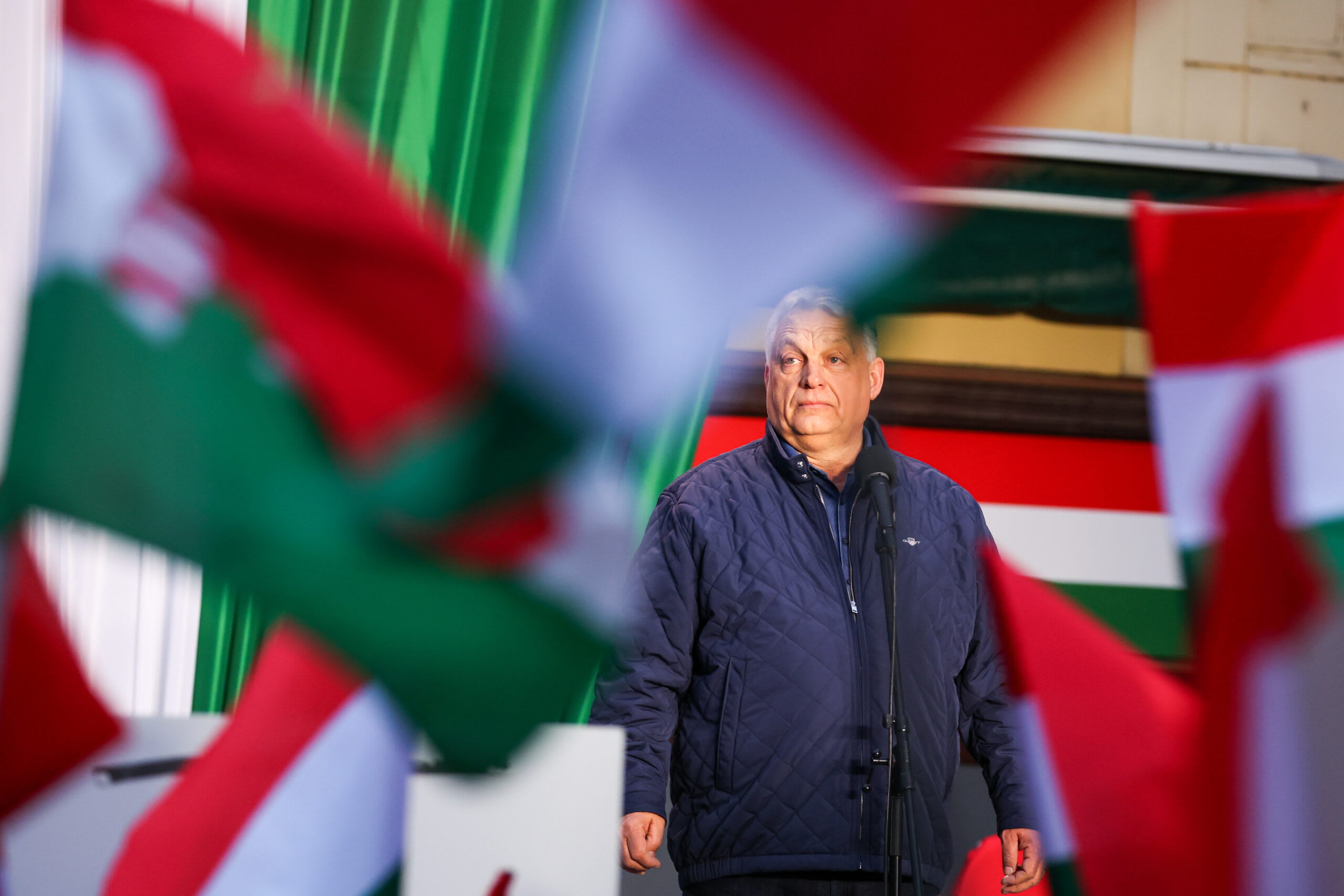 Viktor Orbán susține discursul la Băile Tușnad în timpul Universității de Vară