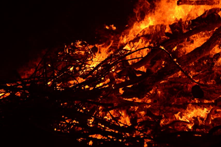 Echipaj de pompieri în acțiune în Franța, incendiu de pădure