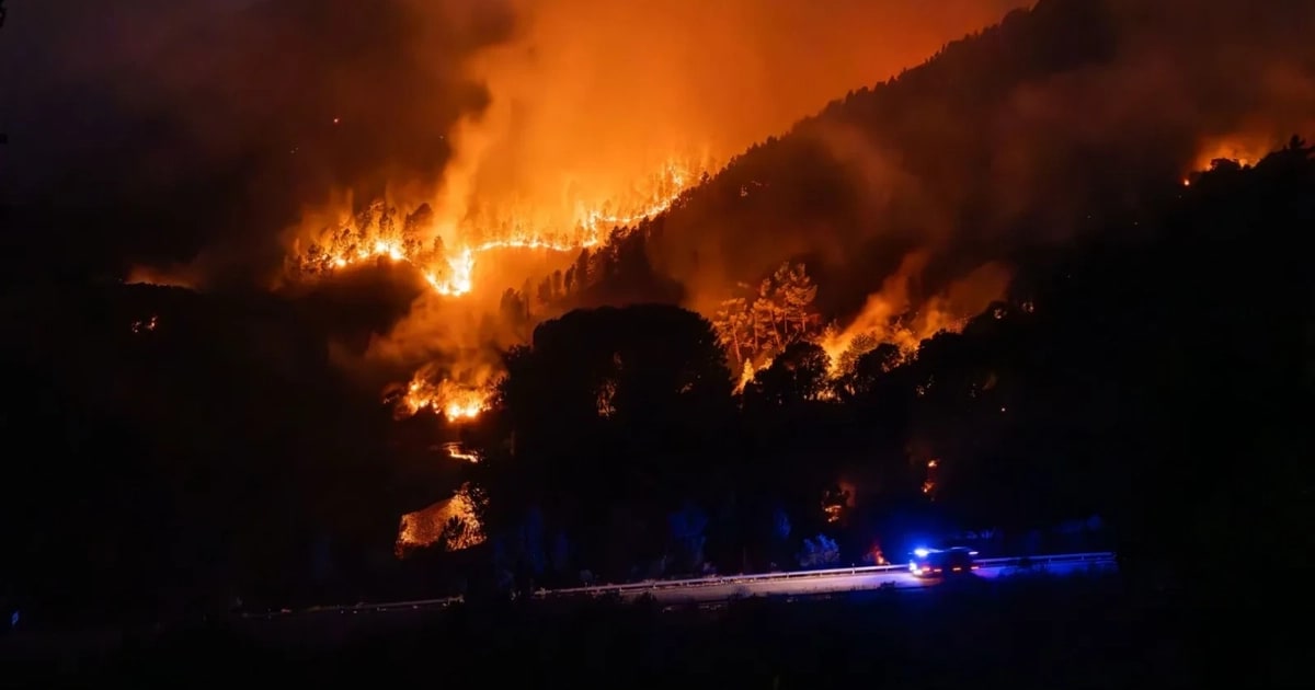 Incendiu de vegetație în Europa