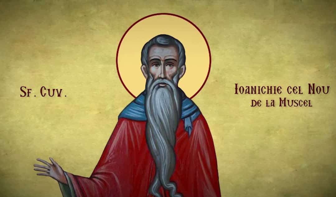 CALENDAR ORTODOX 2026: Sfântul Cuvios Ioanichie cel Nou de la Muscel, sărbătorit pe 26 iulie