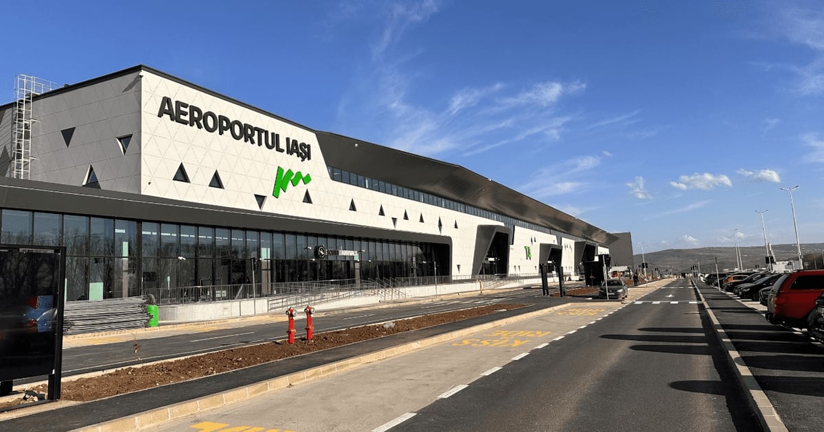 Aeroportul Iași evacuare alarmă incendiu