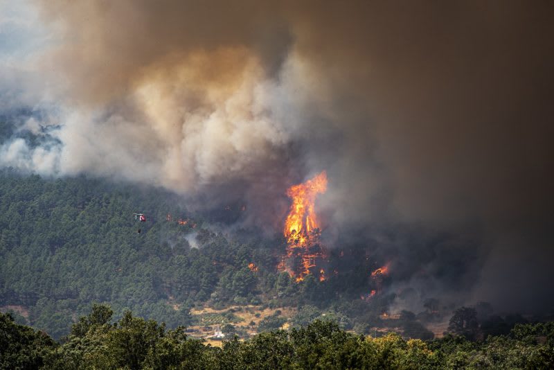 Echipamentele de comunicație ale centrului NASA din Robledo de Chavela în pericol din cauza incendiului