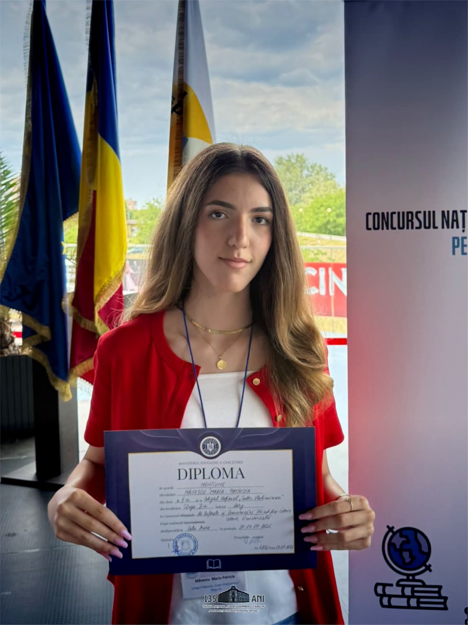 Elevă din Târgu Jiu primește premiu la concursul de istorie Elevă din Târgu Jiu primește premiu la concursul de istorie