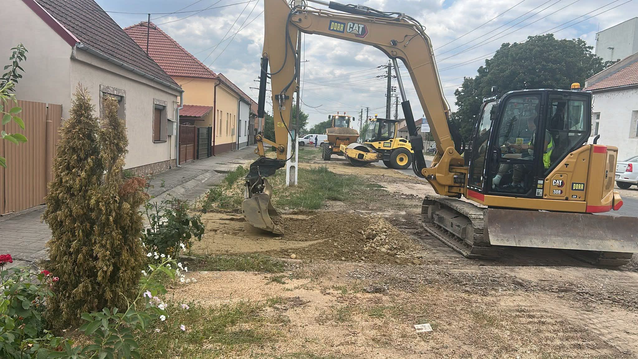 Lucrări de modernizare pe drumul național DN 59B în Timiș