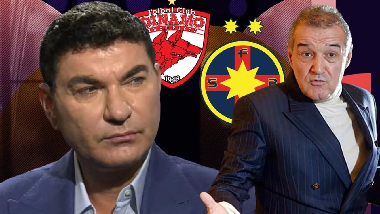 Cristi Borcea și Gigi Becali în colaj, reacție la meciul FCSB cu Auda