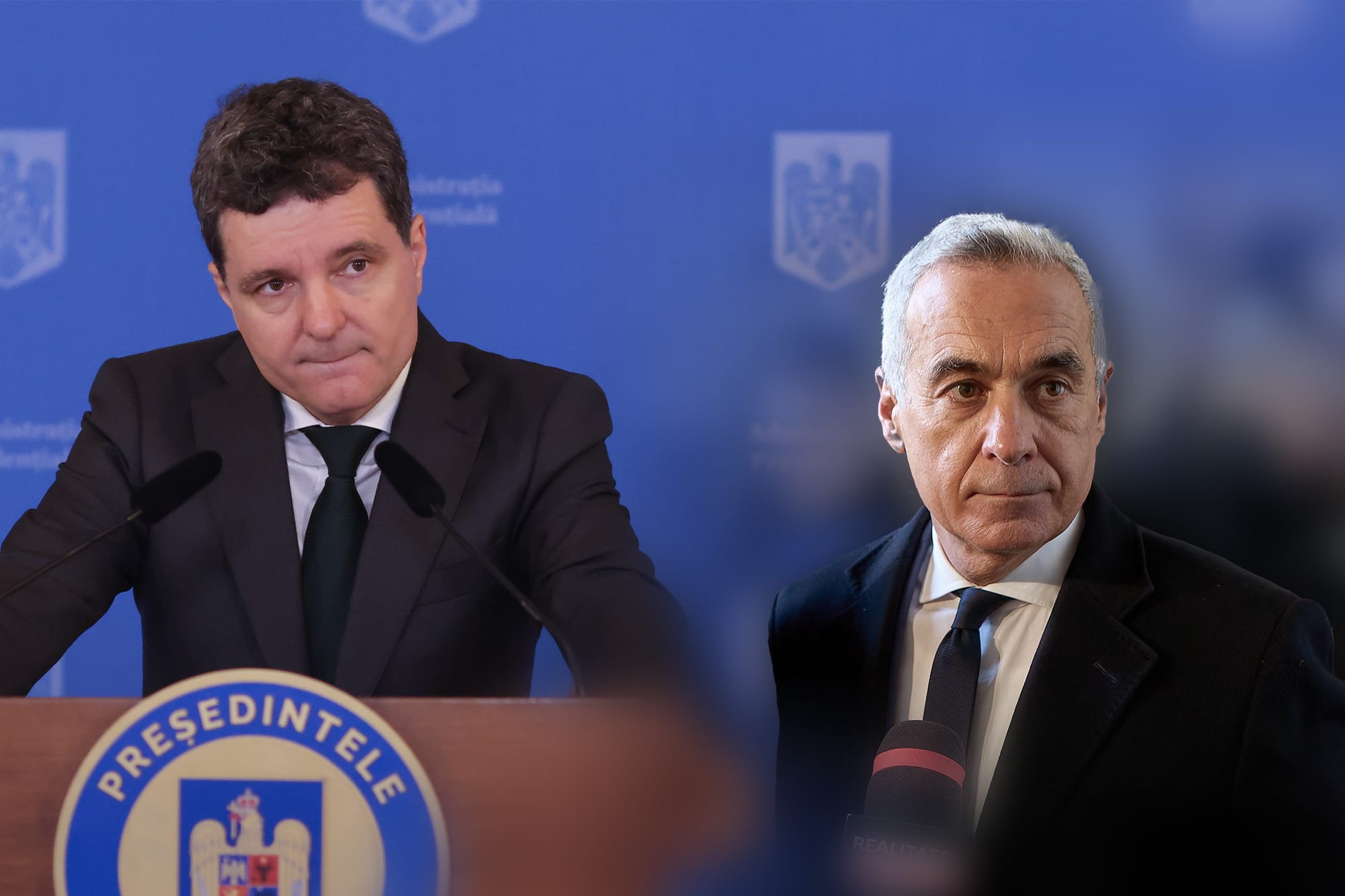 Politicieni români în timpul unui eveniment public