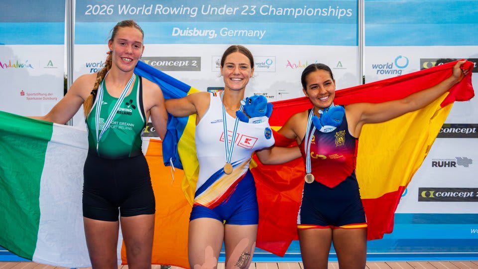 Canotoare române în finala mondială de la Duisburg, medalii și echipament sportiv